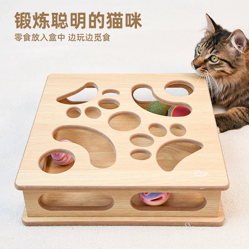它立方: деревянная игровая конструкция для кошек, большая